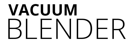 Vacuum Blender Logo