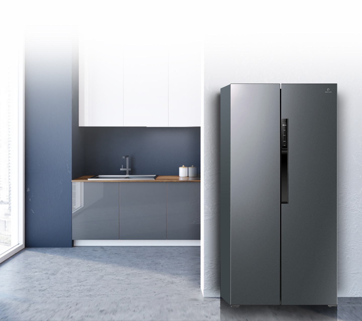 polytron side by side refrigerator prs460b