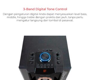 speaker bluetooth full bass polytron