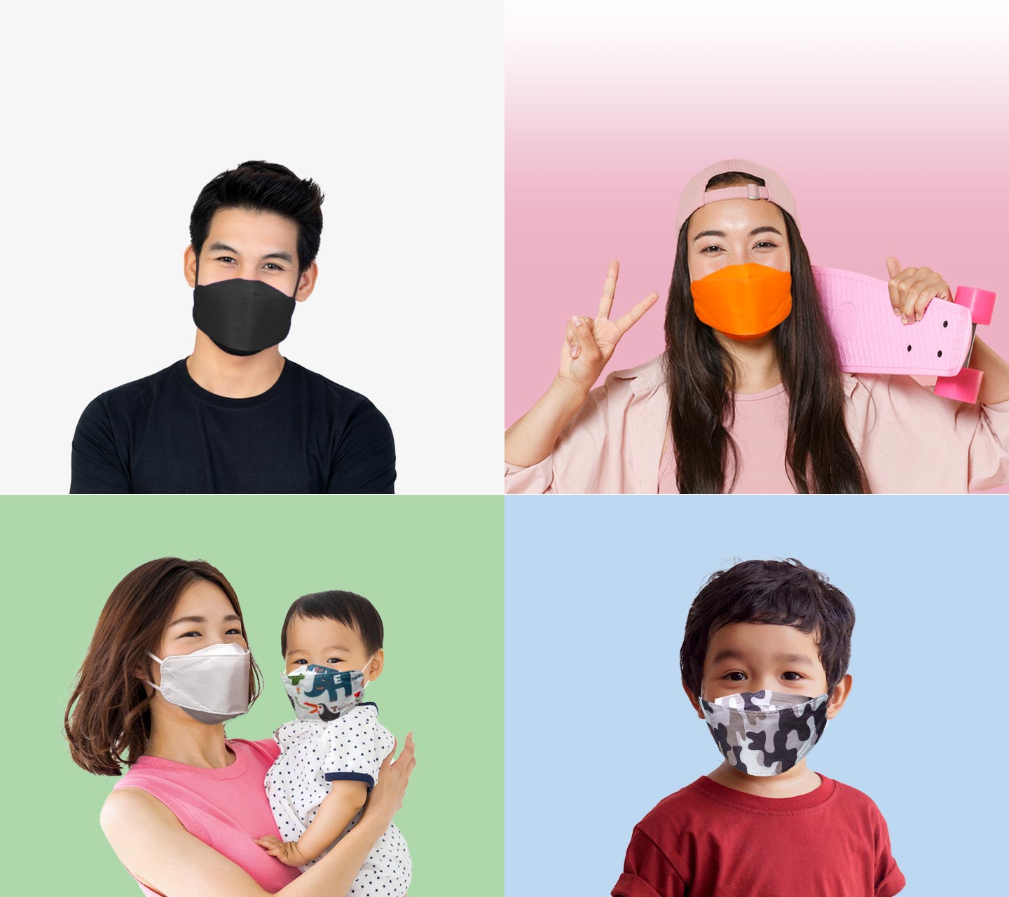 Masker medis 4 Lapis masker Hana tersedia dengan ukuran masker Anak-anak dan Masker Dewasa merk Polytron