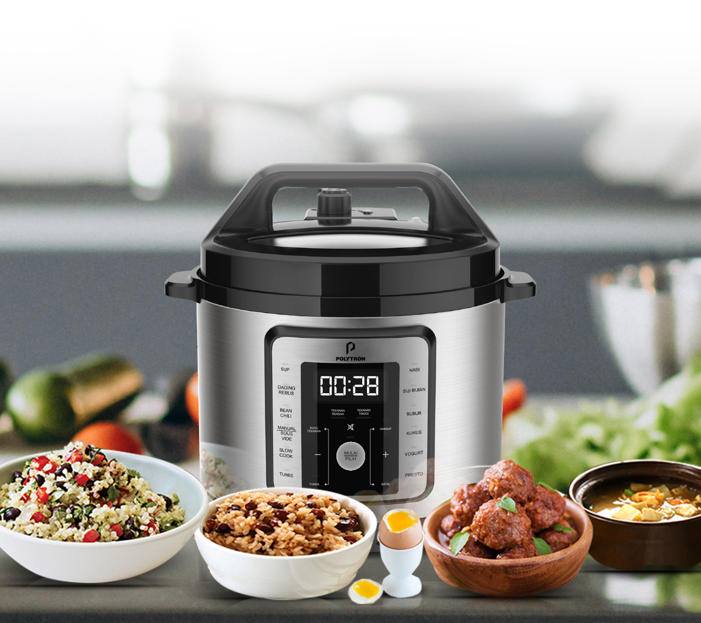 Harga Panci Elektrik terbaik untuk memasak mutli cooker dalam 1 alat dari slow cooker hingga steamer