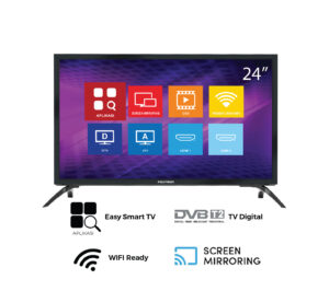 Easy Smart TV Digital polytron siaran tv digital 24 inch