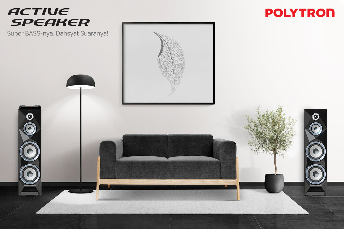 speaker aktif polytron terbaru