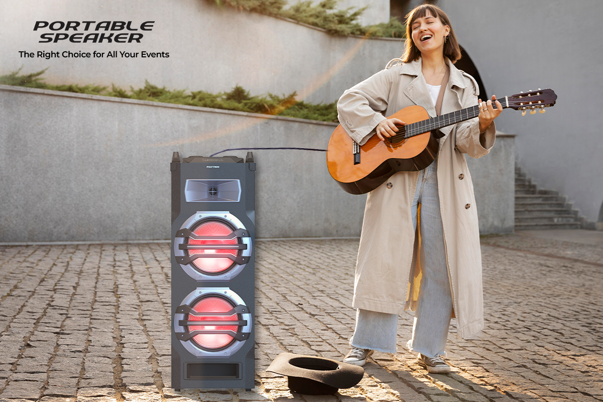Polytron Pamer Portable Speaker, Bisa Karaoke Hingga Band Input