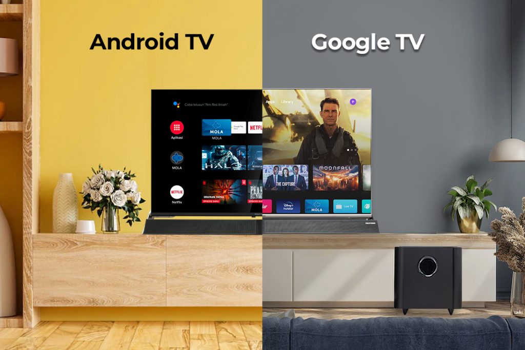 Bedanya Android tv dan Google TV