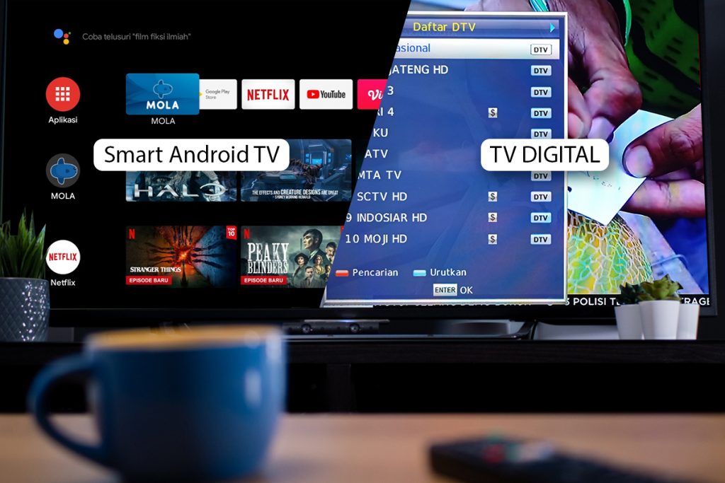 perbedaan tv digital dan smart tv