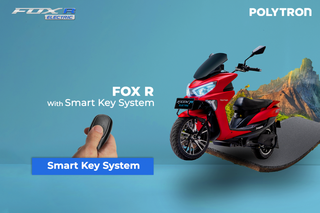 motor listrik Fox-R smart key system